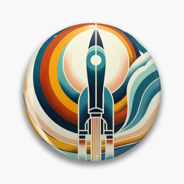 Item preview, Retro Rocket Launch Geometry designed and sold by InkSmithery.