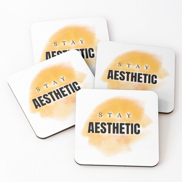 Item preview, Stay Aesthetic Minimal Typography Design designed and sold by StyleBloomes.