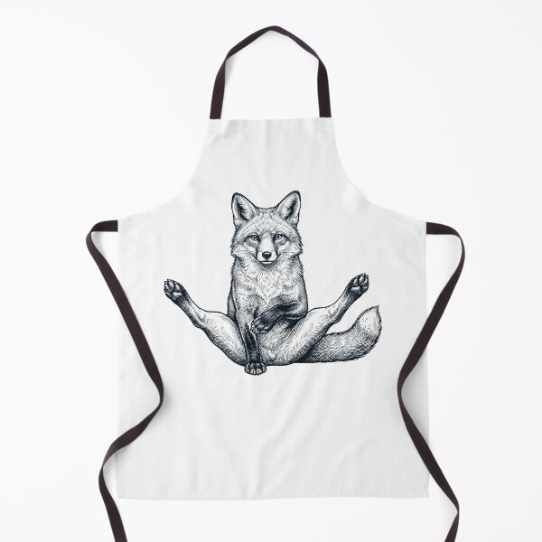 Item preview, Funny Fox Yoga Pose Animal Lover Meme designed and sold by DoodleTortle.