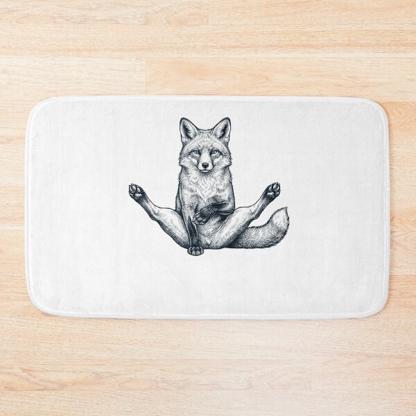 Item preview, Funny Fox Yoga Pose Animal Lover Meme designed and sold by DoodleTortle.