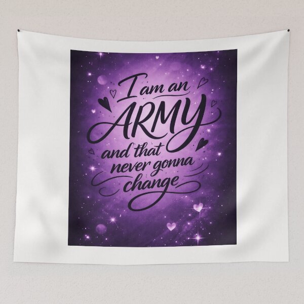 Item preview, I'am an Army and That Never Gonna Change - Motivational Quote  designed and sold by RADesignHub.