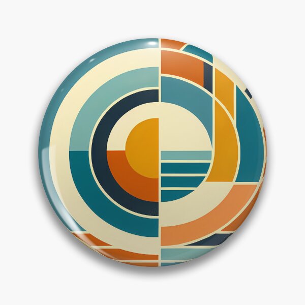 Item preview, Geometric Circular Number Nine Design designed and sold by InkSmithery.