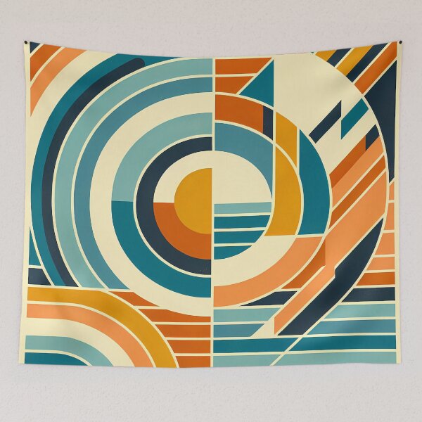 Item preview, Geometric Circular Number Nine Design designed and sold by InkSmithery.