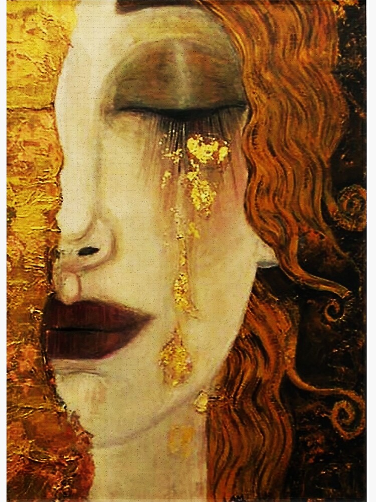 Discover Golden Tears...Jugendstil art Canvas