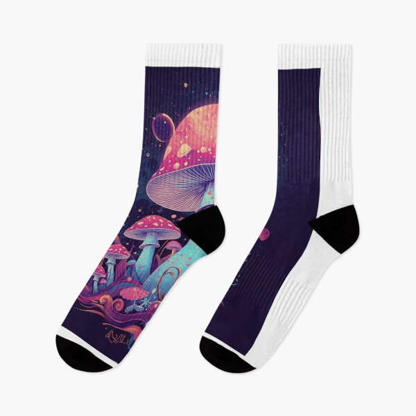 Item preview, Galaxia de Hongos Cósmicos – Ilustración Espacial Psicodélica designed and sold by catcurio.