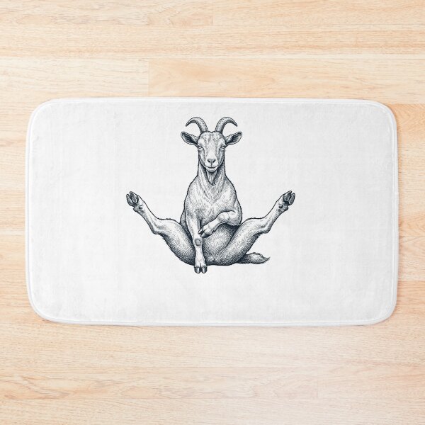 Item preview, Funny Goat Yoga Pose Animal Lover Meme designed and sold by DoodleTortle.