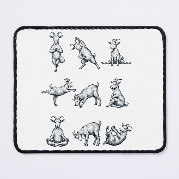 Item preview, Vintage Goat Yoga Poses Funny Meditation Animal Lover designed and sold by DoodleTortle.
