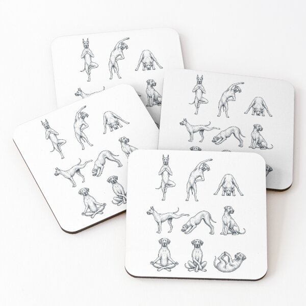 Item preview, Vintage Great Dane Yoga Poses Funny Meditation Dog Mom Lover designed and sold by DoodleTortle.