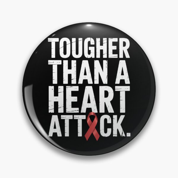 Item preview, Tougher Than A Heart Attack Heart Disease Awareness CHD designed and sold by papertaless.