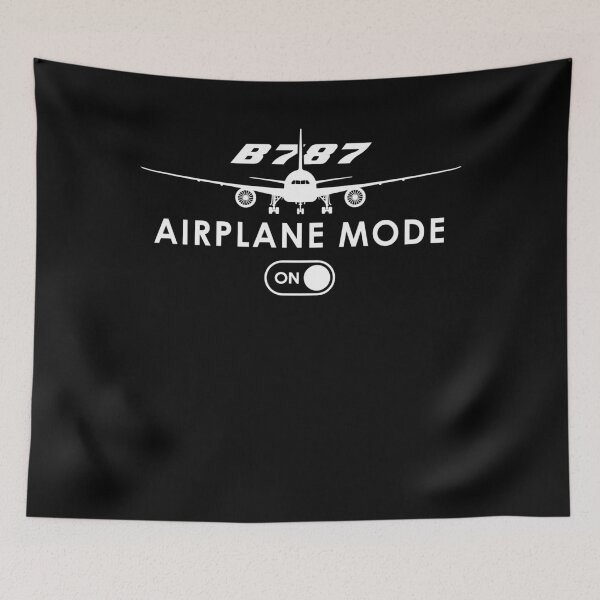 Item preview, B787 Airplane Mode Aviation Tee designed and sold by Emberglowo.