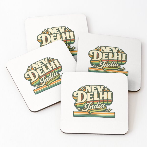 Item preview, New Delhi India Connaught Place Rajpath Heritage Typography designed and sold by Places On Earth.