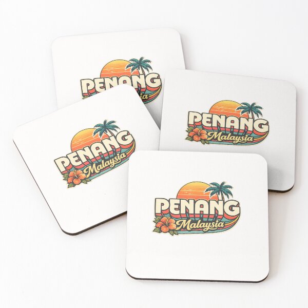 Item preview, Penang Malaysia George Town Tropical Coast Heritage Typography designed and sold by Places On Earth.