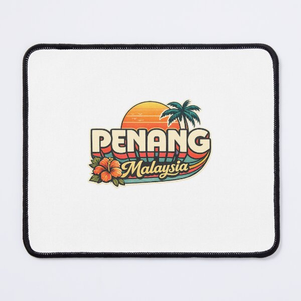 Item preview, Penang Malaysia George Town Tropical Coast Heritage Typography designed and sold by Places On Earth.