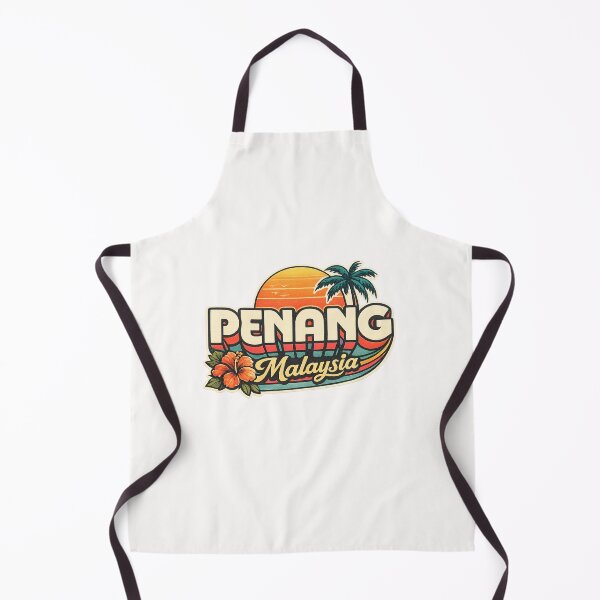 Item preview, Penang Malaysia George Town Tropical Coast Heritage Typography designed and sold by Places On Earth.