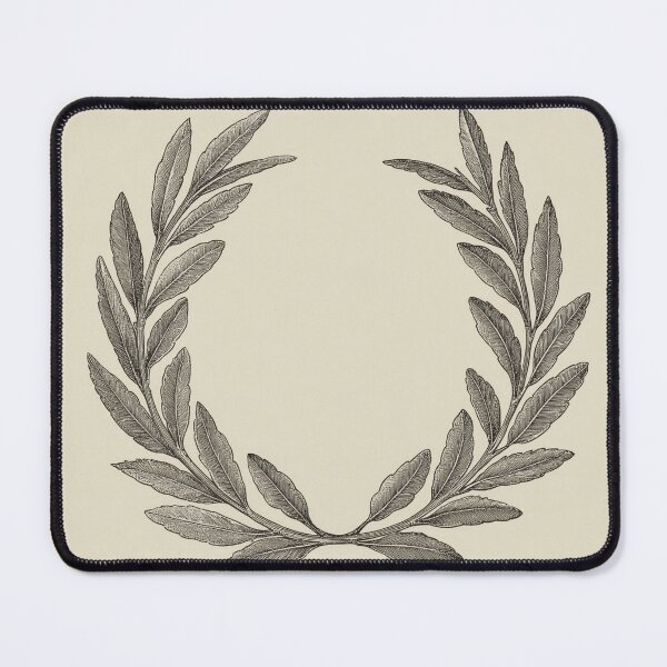 Item preview, Laurel Wreath – Classical Engraving Fine Art Print designed and sold by BestVarieties.