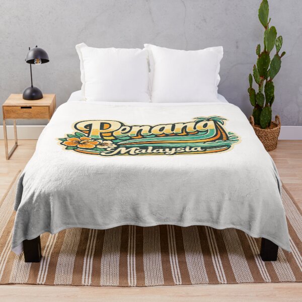 Item preview, Penang Malaysia Tropical Coastline George Town Heritage Typography designed and sold by Places On Earth.