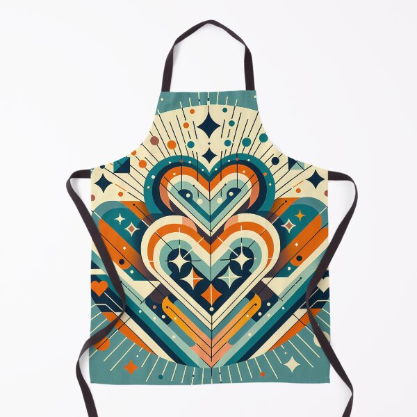 Item preview, Geometric Heart Abstract with Radiant Lines designed and sold by InkSmithery.
