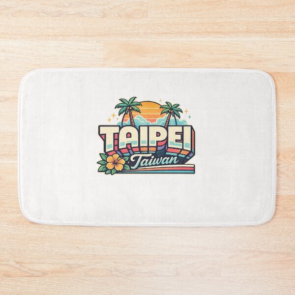 Item preview, Taipei Taiwan Taipei 101 Night Market Skyline Typography designed and sold by Places On Earth.