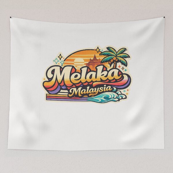 Item preview, Melaka Malaysia Malacca Sultanate Heritage Jonker Street Coastal Landmark designed and sold by Places On Earth.