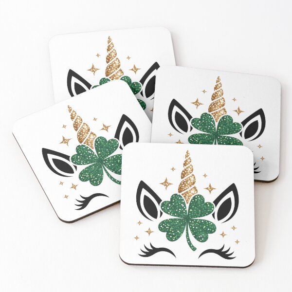 Item preview, Unicorn Face St Patrick's Day designed and sold by papertaless.