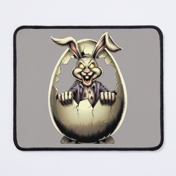 Item preview, Evil Easter Bunny Hatching from Creepy Egg designed and sold by Art-Arcade6.