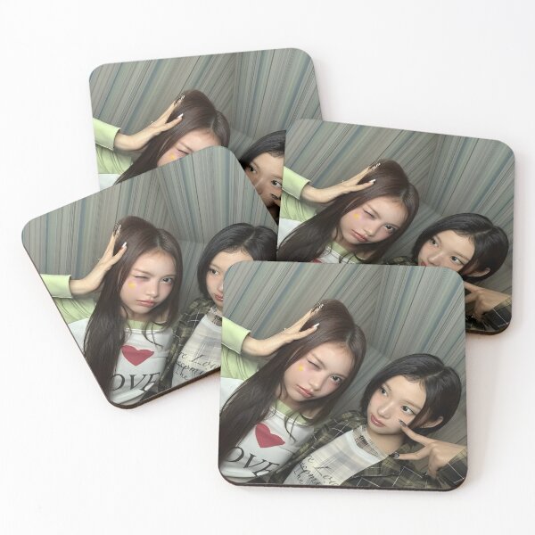 Item preview, Hearts2Hearts Carmen and Jiwoo Rude Inspired Cute K-pop Artwork designed and sold by Valereekmerch.