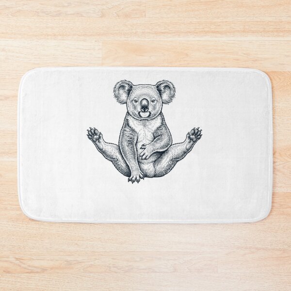 Item preview, Funny Koala Yoga Pose Animal Lover Meme designed and sold by DoodleTortle.