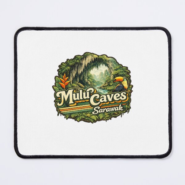 Item preview, Mulu Caves Sarawak Borneo Rainforest Clearwater Cave Deer Cave Landscape designed and sold by Places On Earth.