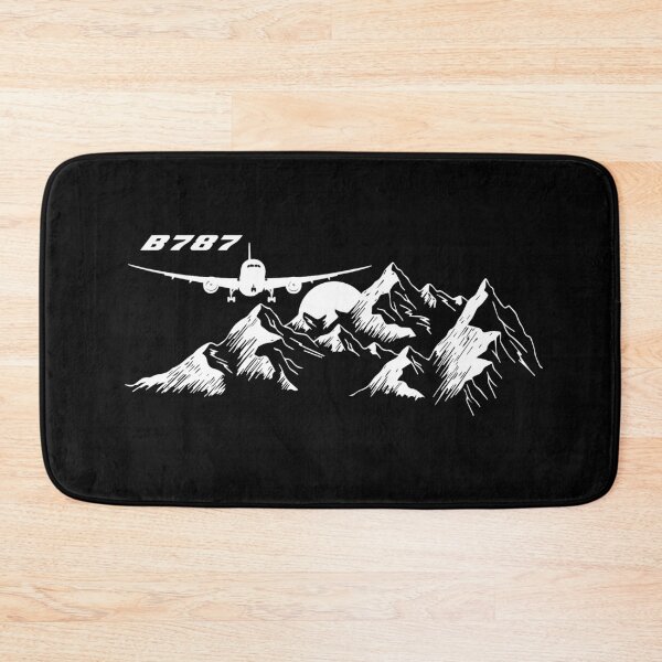 Item preview, B787 Mountain Flight Aviation T-Shirt designed and sold by Emberglowo.