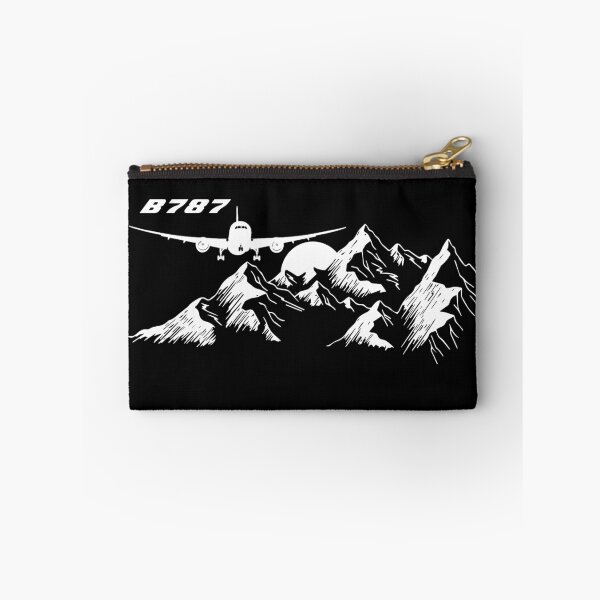 Item preview, B787 Mountain Flight Aviation T-Shirt designed and sold by Emberglowo.