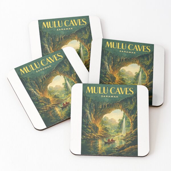 Item preview, Mulu Caves Sarawak Borneo Rainforest Clearwater Cave Boating Spot designed and sold by Places On Earth.