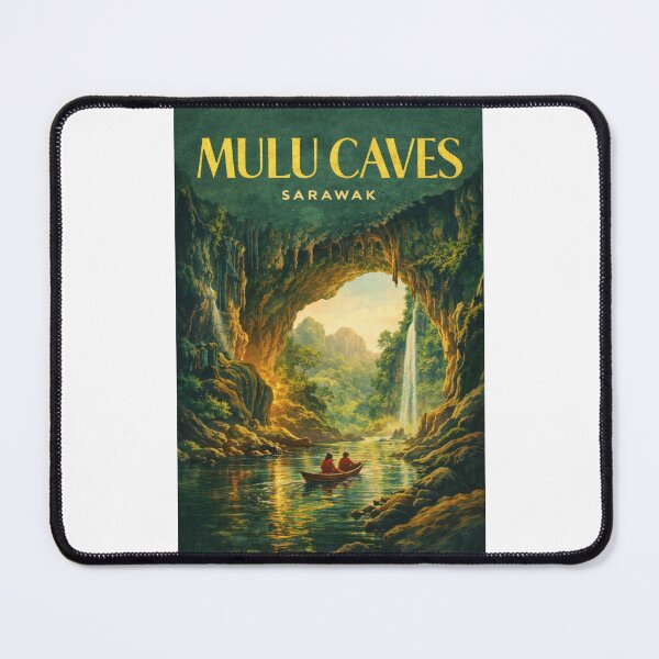 Item preview, Mulu Caves Sarawak Borneo Rainforest Clearwater Cave Boating Spot designed and sold by Places On Earth.