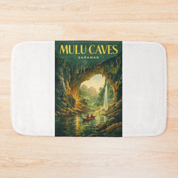 Item preview, Mulu Caves Sarawak Borneo Rainforest Clearwater Cave Boating Spot designed and sold by Places On Earth.