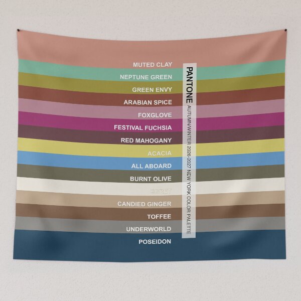 Item preview, New York Fashion Week palette, Autumn Winter 2026-27 - 15 colors with color names designed and sold by Ofeefee.