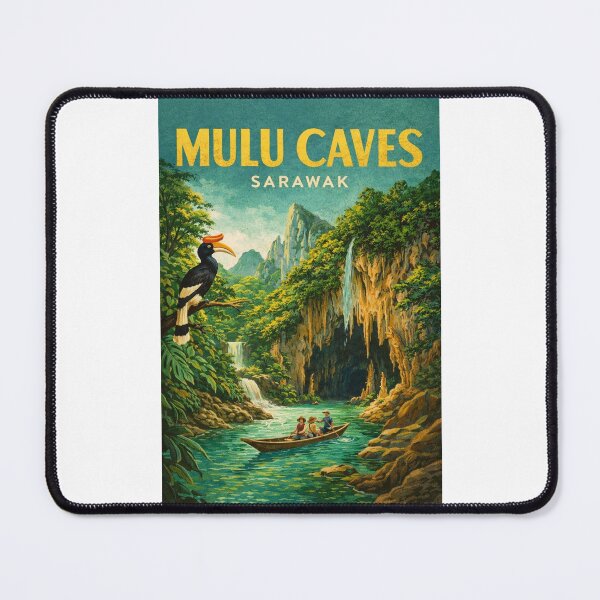 Item preview, Mulu Caves Sarawak Gunung Mulu National Park UNESCO Karst Malaysia designed and sold by Places On Earth.