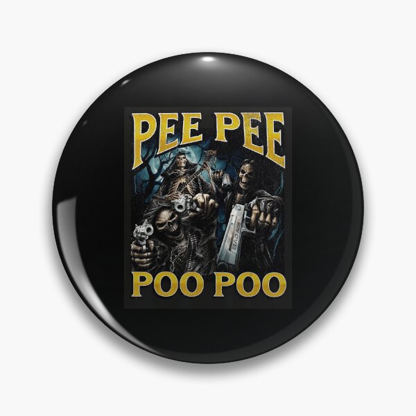 Item preview, Pee Pee Poo Poo Funny Skeleton Meme designed and sold by tadmercado.