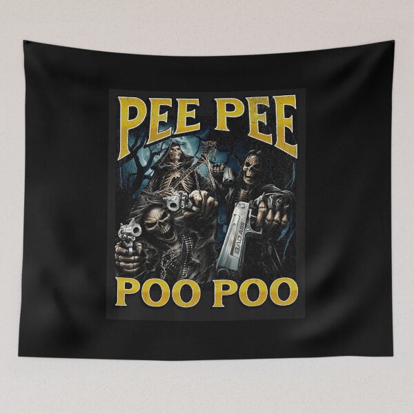 Item preview, Pee Pee Poo Poo Funny Skeleton Meme designed and sold by tadmercado.