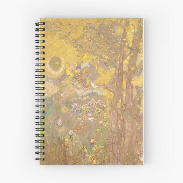 Item preview, Odilon Redon. Trees on a yellow background designed and sold by likiska.