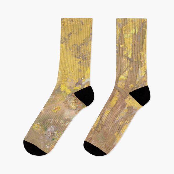 Item preview, Odilon Redon. Trees on a yellow background designed and sold by likiska.