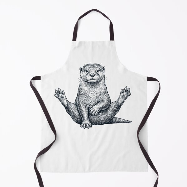 Item preview, Funny Otter Yoga Pose Animal Lover Meme designed and sold by DoodleTortle.