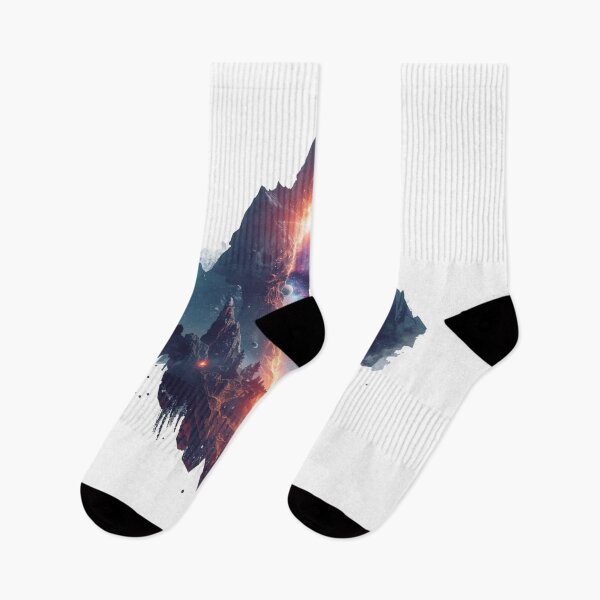 Item preview, Gateway of the Mountains – Surreal Cosmic Portal Landscape designed and sold by catcurio.