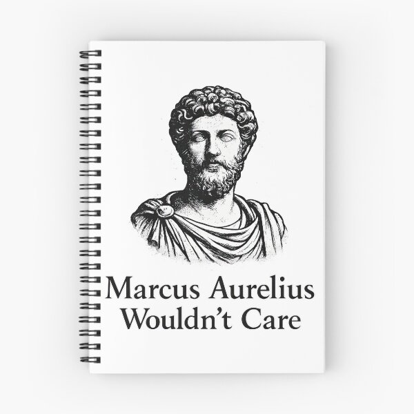 Item preview, Marcus Aurelius Wouldnt Care Stoic Quote designed and sold by Retr0Tshirts.