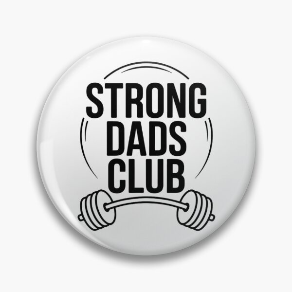 Item preview, Strong Dads Club, Barbell Weightlifting Dad Fitness designed and sold by papertaless.