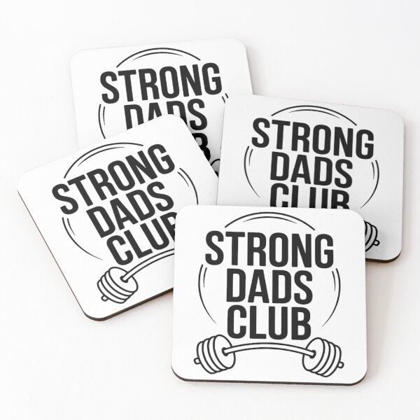 Item preview, Strong Dads Club, Barbell Weightlifting Dad Fitness designed and sold by papertaless.