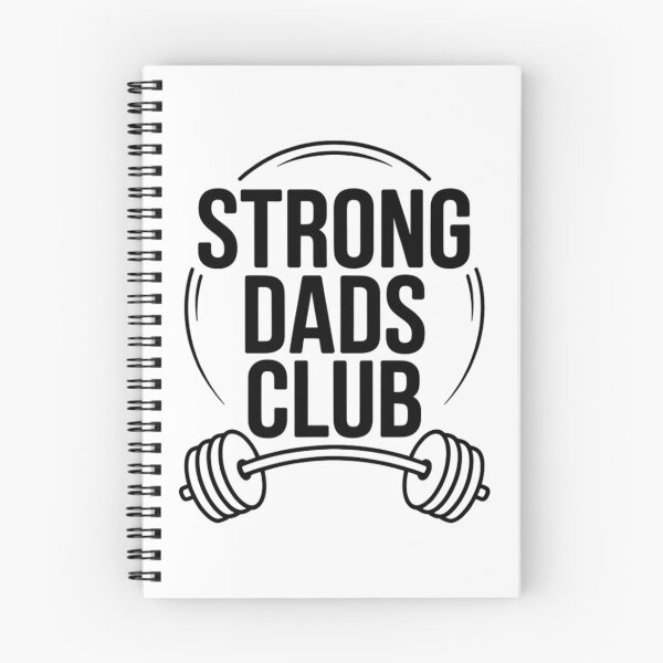 Item preview, Strong Dads Club, Barbell Weightlifting Dad Fitness designed and sold by papertaless.