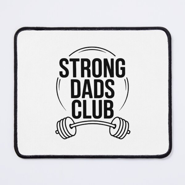 Item preview, Strong Dads Club, Barbell Weightlifting Dad Fitness designed and sold by papertaless.