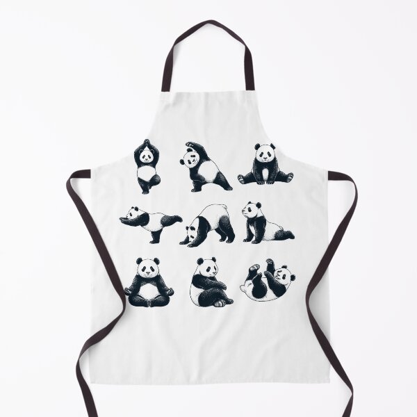 Item preview, Vintage Panda Yoga Poses Funny Meditation Animal Lover designed and sold by DoodleTortle.