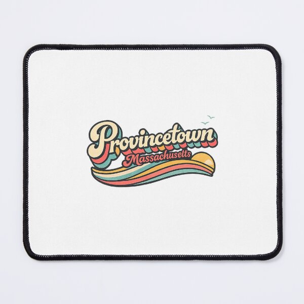 Item preview, Provincetown Massachusetts Cape Cod Sunset Coastal Retro Typography designed and sold by Places On Earth.