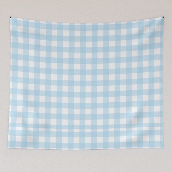 Item preview, Sky Blue Gingham Pattern designed and sold by Zaya_art.