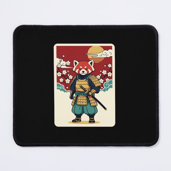 Item preview, Red Panda Samurai Japanese Style Cute Warrior designed and sold by JordynLadukeg65.
